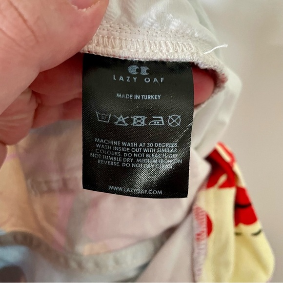 Lazy Oaf x Laura Callaghan Cover To Cover Unisex Pants Size 26 - Picture 15 of 16